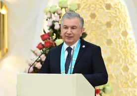 Shavkat Mirziyoyev “Turk dunyosining oliy ordeni” bilan taqdirlandi фото