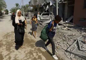Isroil hujumlari tufayli G‘azo sektorida 123 mingdan ortiq falastinlik o‘z uyini tark etdi фото