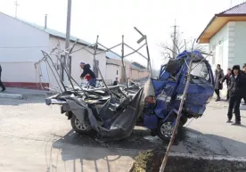 Mo‘jiza: shunday avtohalokatdan sog‘-omon qolish mumkinmi? (video) фото