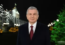 Шавкат Мирзиёев ўзбекистонликларни янги йил билан табриклади фото