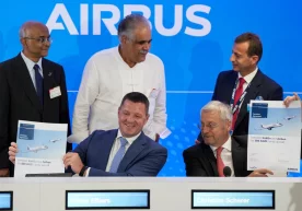 Airbus Ле Буржеда 500 та самолёт етказиб бериш бўйича шартнома имзолади фото