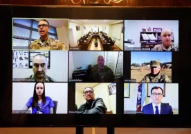 Ўзбекистон ва АҚШ ҳарбий шифокорлари COVID-19га қарши курашиш бўйича тажриба алмашди фото