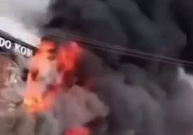 Ҳазораспда савдо дўконида ёнғин чиқди (видео) фото