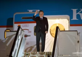 Shavkat Mirziyoyevning Turkmanistonga tashrifi yakunlandi фото