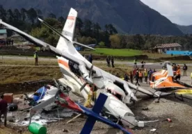 Nepaldagi aviahalokat videotasvirga tushib qoldi (video) фото