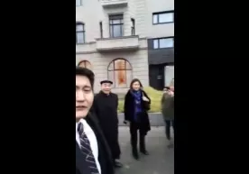 Асқар Акаевнинг юртдошлари билан учрашуви можаро билан якунланди (видео) фото