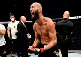 UFC 267. Ҳамзат Чимаев биринчи раунддаёқ хитойлик рақибини мағлубиятга учратди фото
