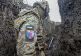 Украина армияси Беларус билан чегарада окоплар қазимоқда фото