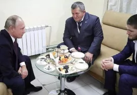 Путин Нурмагомедовлар билан учрашди фото