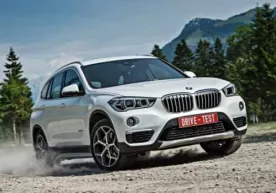 BMW X1 нинг биринчи синов юриши авария билан тугади (видео) фото