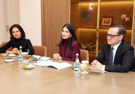 Saida Mirziyoyeva AQSH davlat kotibining yordamchisi bilan uchrashdi фото