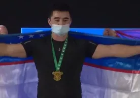 Qurbonmurod Namozov og‘ir atletika bo‘yicha mutlaq jahon chempioni bo‘ldi! фото