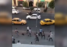 Самарқанддаги ўқув маркази ўқувчилари оммавий муштлашув уюштирди фото