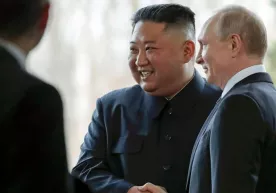 Putin Kim Chen Inga mashina sovg‘a qildi фото