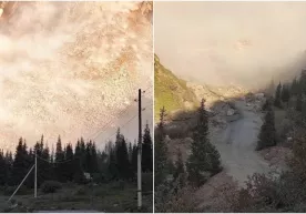 Qirg‘izistonda ulkan ko‘chki sodir bo‘ldi (video) фото