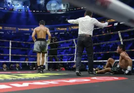 Otabek Kholmatov's fight ended in a knockout фото