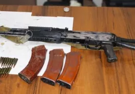 ДХХ муқаддам қотилликка қўл урган шахсни «Калашников» автомати билан ушлади фото