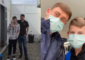 Сервер Жепаров ўз фарзанди Раул билан карантинда «ўтириб чиқди» фото