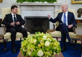 Jo Bayden va Vladimir Zelenskiy Oq uyda uchrashdi va qo‘shma bayonot qabul qildi фото
