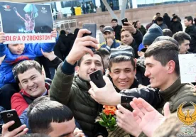 Шоҳжаҳон Эргашев Ўзбекистонда тантанали равишда кутиб олинди (фото) фото