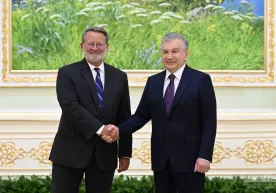 Shavkat Mirziyoyev AQSh delegatsiyasini qabul qildi фото