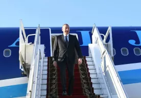 Илҳом Алиев Самарқандга келди фото