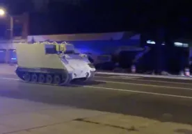 АҚШда ҳарбий хизматчи зирҳланган техникани олиб қочди (видео) фото
