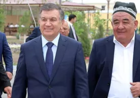 Шавкат Мирзиёев Хўжаобод ва Қўрғонтепа туманларида бўлди фото