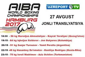 Boks. Hamyurtlarimizning bugunchi janglari jadvali фото