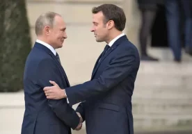 Макрон Путин билан музокара ўтказиш учун Москвага келди фото