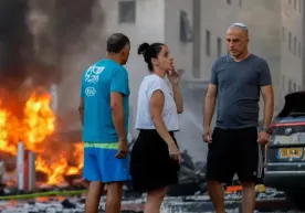 G‘azo sektoridan Isroilga o‘nlab raketalar uchirildi фото