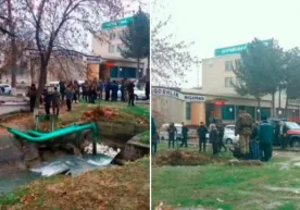 Чилонзордаги каналдан белига тош боғлаб ташлаб кетилган чақалоқ топилди фото