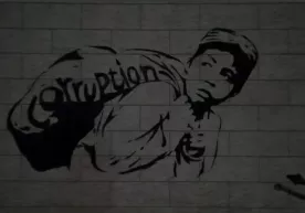 Тошкентда коррупцияга аталган стрит-арт пайдо бўлди фото