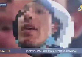 «Миллий» телеканали тасвирчиси номаълум шахслар томонидан калтакланди фото