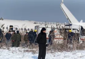 Интернетда Олмаотадаги авиаҳалокат видеоси эълон қилинди фото
