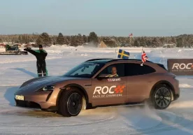 Porsche Taycan «кулчалар» бўйича Гиннес рекордини ўрнатди (видео) фото