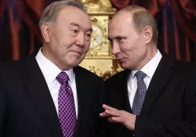 Назарбоев ва Путин янги шартномалар имзолаш арафасида фото