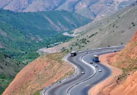 На перевале Камчик начался ремонт дороги фото