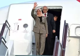 Singapur prezidenti davlat tashrifi bilan O‘zbekistonga keldi (foto) фото