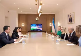 Saida Mirziyoyeva AQSH Kongressi a’zosi Kerol Miller bilan uchrashuv o‘tkazdi фото