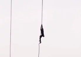 Франциялик спортчи арқонда кўтарилиш бўйича жаҳон рекордини янгилади (видео) фото