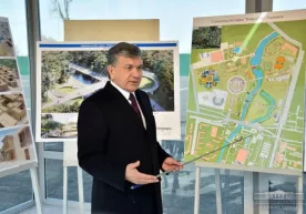 Shavkat Mirziyoyev: "Xudo xohlasa, mehmonlarni dastlab Islom madaniyati markaziga, so‘ng «Navro‘z» parkiga olib boramiz" (video) фото