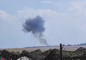 Португалиядаги авиашоуда самолётлар тўқнашиб кетди (видео) фото