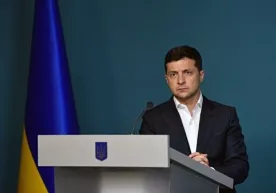 Украина полицияси Зеленскийни юк машинаси босиб кетиши акс этган видео муаллифини аниқлади (видео) фото