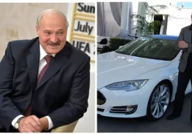 Belarus prezidenti Aleksandr Lukashenko Ilon Mask unga Tesla sovg‘a qilganini aytdi фото
