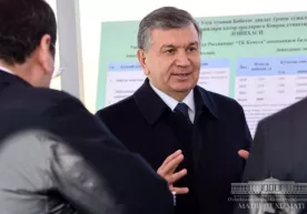 Shavkat Mirziyoyev Samarqand viloyatiga yo‘l oldi фото