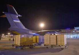 O‘zbekiston Qirg‘izistonga insonparvarlik yordamining navbatdagi partiyasini jo‘natdi фото