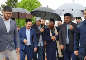 Muftiy Muhammad Taqiy Usmoniy Samarqandga keldi (foto) фото