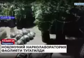 Тошкентда ноқонуний нарколаборатория фаолиятига чек қўйилди фото