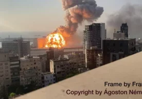 Байрутдаги портлашнинг сифатли видеоси пайдо бўлди (видео) фото